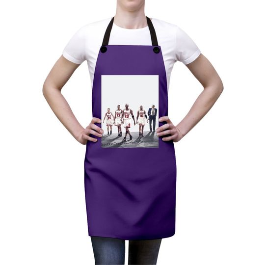The Last Dance Apron Michael Jordan Scottie Pippen Dennis Rodman Apron