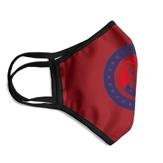 Conservative Lion Patriotic Face Mask