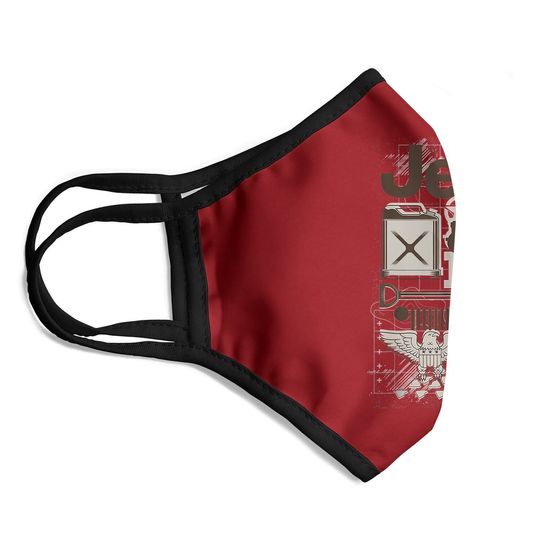 Jeep Dad Willys 1941 Face Mask