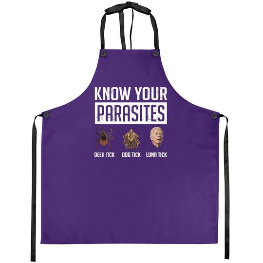 Know Your Parasites Deer Tick Dog Tick Luna Tick Apron