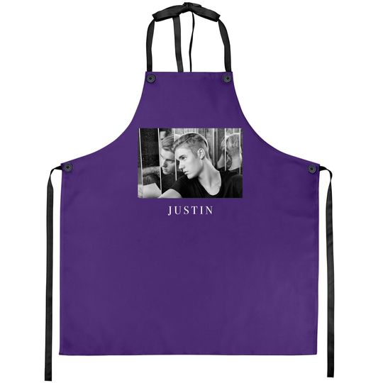  Justin Bieber Reflection Photo Apron