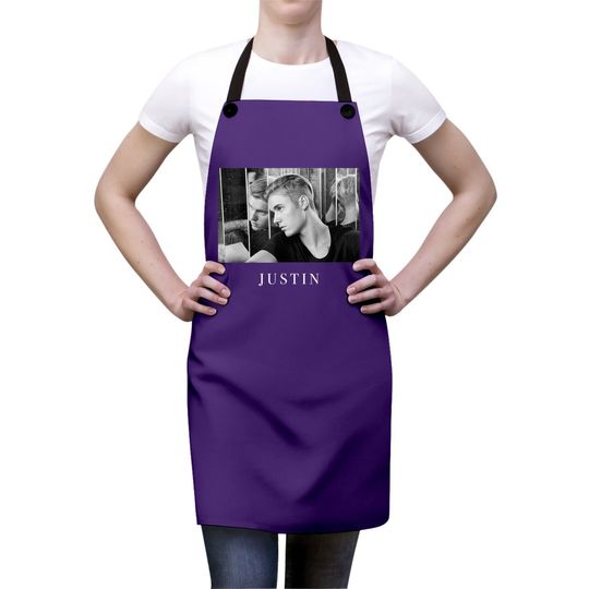  Justin Bieber Reflection Photo Apron