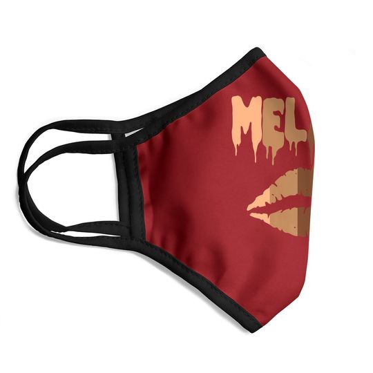 Melanin Shades Drippin Black Pride Afro Queen Gift Face Mask