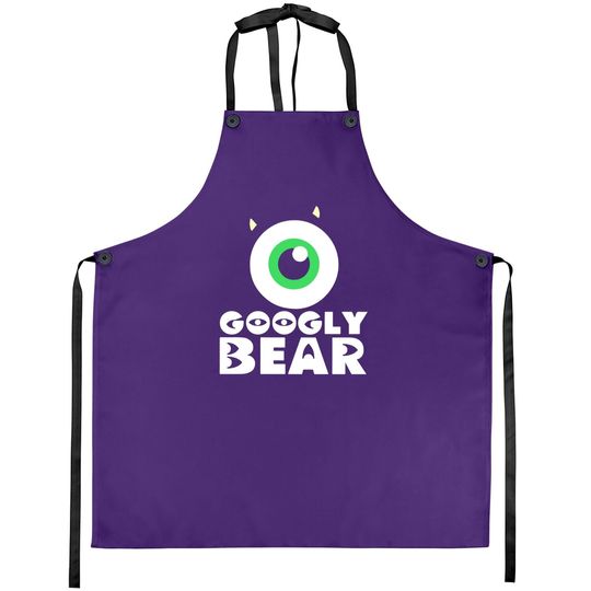 Googly Bear Monsters Inc Mike Sully Boo Group Poster Apron