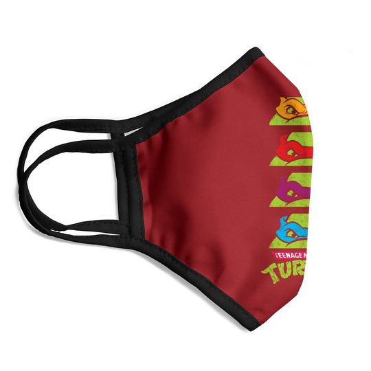 Teenage Mutant Ninja Turtles Paneled Faces Face Mask