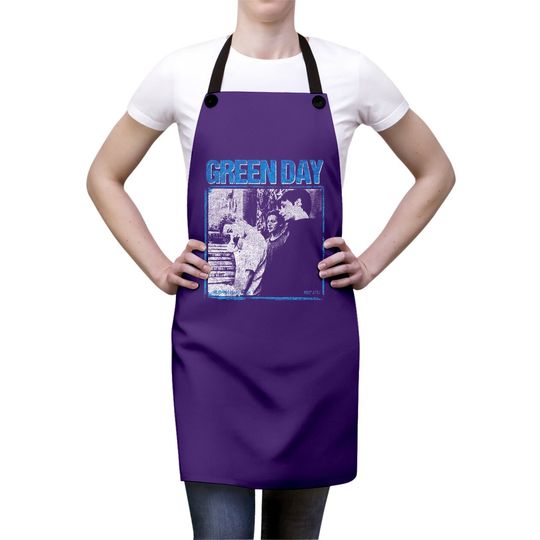 Green Day Photo Block Apron