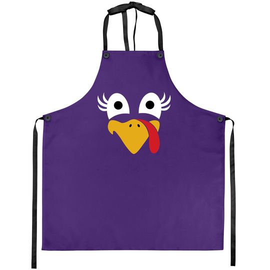 Cute Turkey Fall Thanksgiving Apron