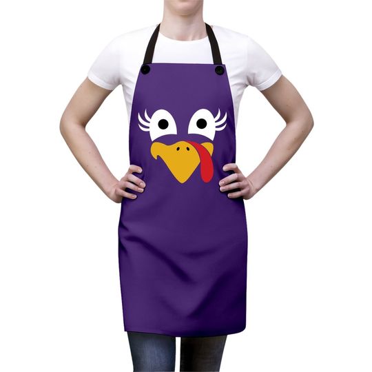 Cute Turkey Fall Thanksgiving Apron