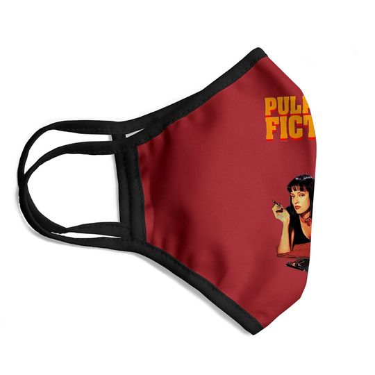 Nirvan Pulp Fiction Mia  face Mask