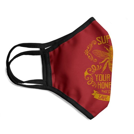 Honey Bee Bee Keeper Design Face Mask