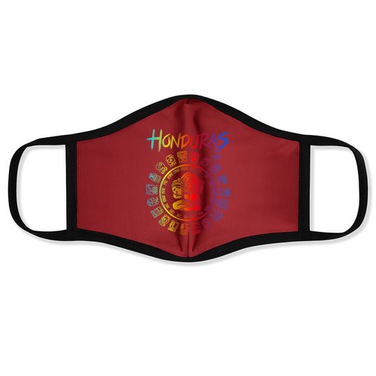 Honduras Calendario Maya Face Mask