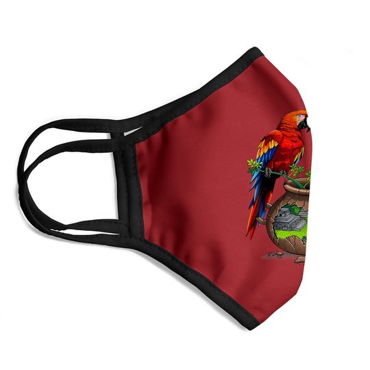 Honduras, Copan Maya Loros Face Mask