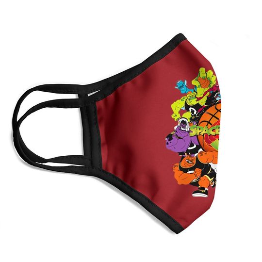 Space Jam Tune Squad Marvin & Bugs Bunny Teenage Face Mask New Clothes Black