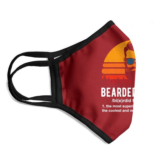 Bearded Funcle Definition Face Mask