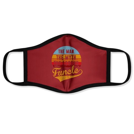 Funcle The Man The Myth The Legend Face Mask