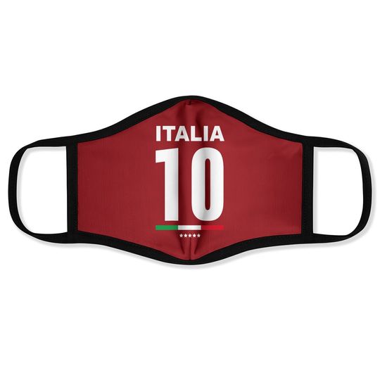 Italy Soccer Jersey 2020 2021 Italia Football Team Face Mask