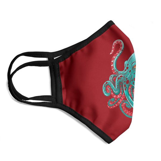 Kraken Octopus Face Mask