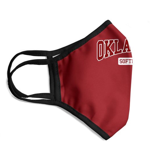 Oklahoma Softball Classic Retro Style Softball Player Face Mask
