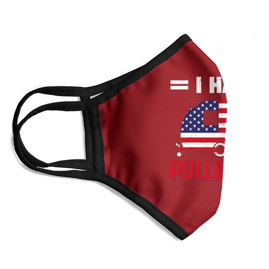 I Hate Pulling Out Usa Flag Camping Lovers Face Mask