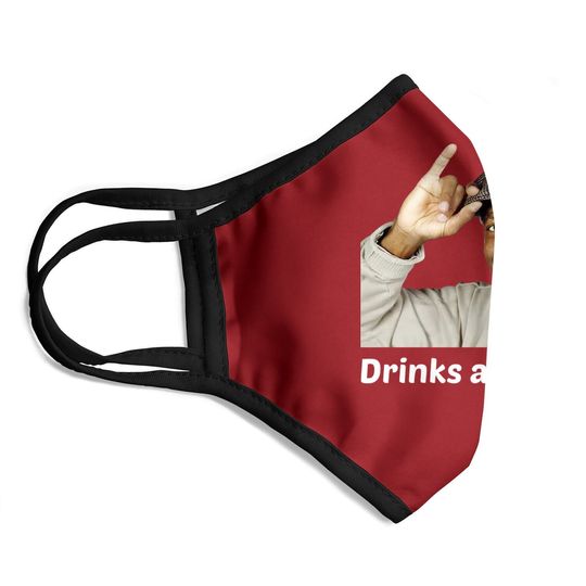 Viethands Bill Cosby Drinks Are On Me Face Mask - Cool Party Face Mask Conversation Starter