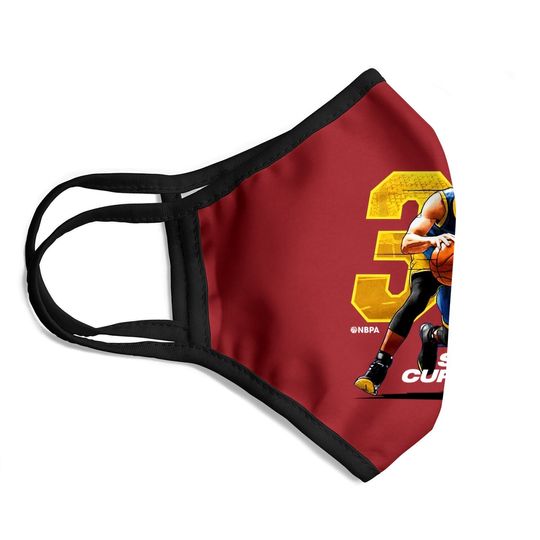 500 Level Steph Curry Golden State Basketball Face Mask