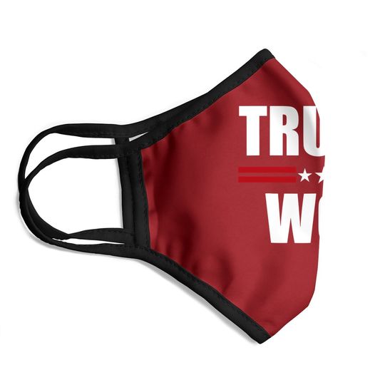Trump Won Conservative Republican Face Mask