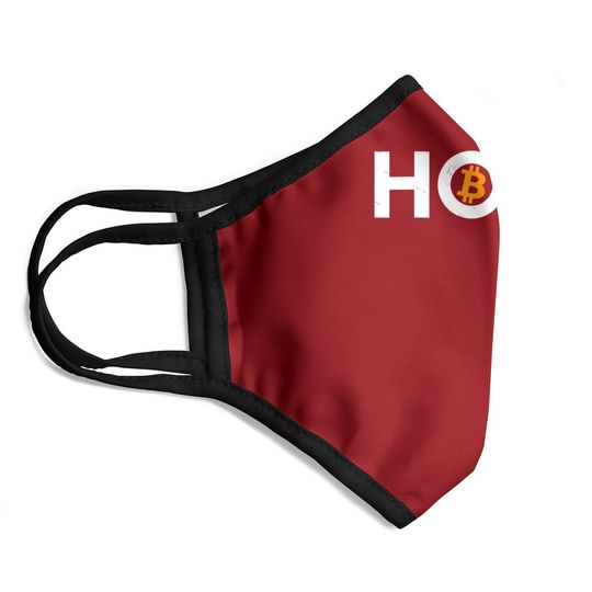 Bitcoin Hold Face Mask