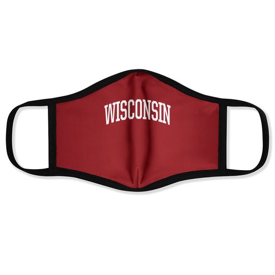 Wisconsin Wisconsin Sports College Face Mask