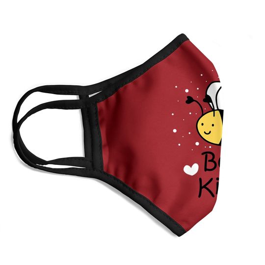 Be Kind Bumble Bee Cute Inspirational Face Mask