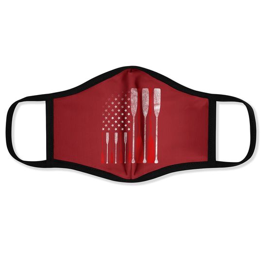 American Flag Crew Rowing Face Mask