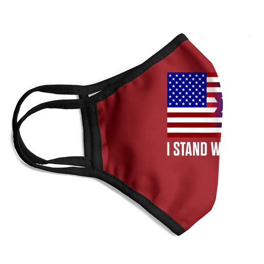I Stand With Israel Patriotic Flag Face Mask
