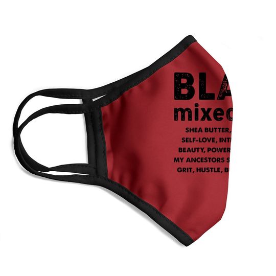 Black Mixed With Shea Butter - Melanin Lover Face Mask