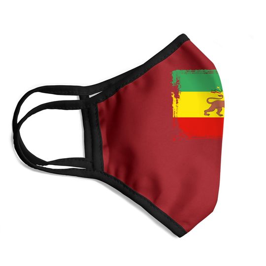 Ethiopia Flag Lion Of Judah Face Mask