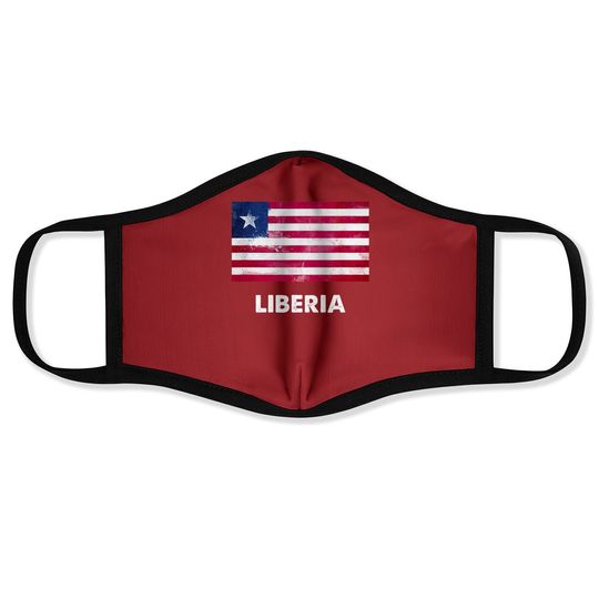Liberia Flag Face Mask
