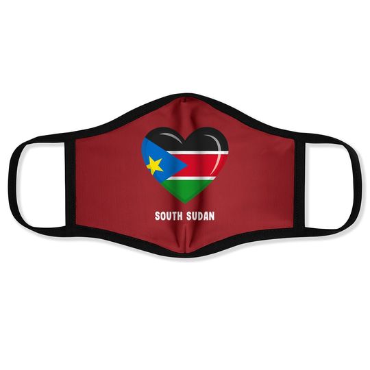 South Sudan Flag Face Mask | Sudanese Face Mask