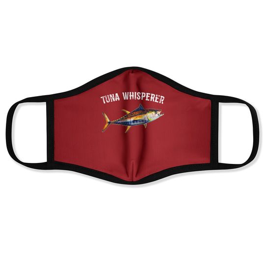 Tuna Whisperer Tuna Fishing Deep Sea Fishing Face Mask