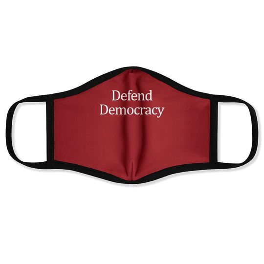 Defend Democracy Face Mask