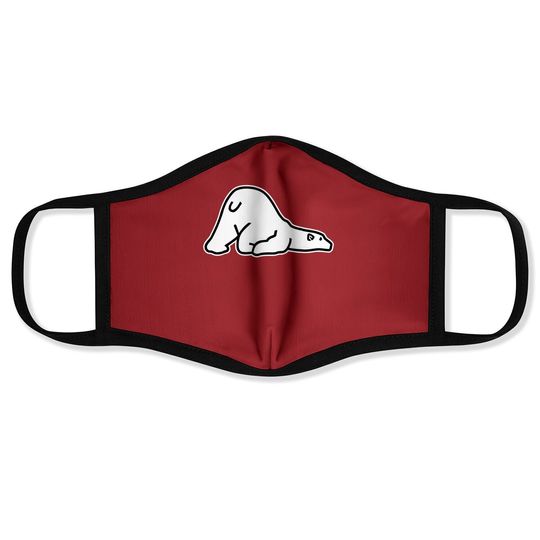 Polar Bear Face Mask
