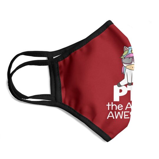 Pta Unicorn For Physical Therapist Pt Assistant Face Mask