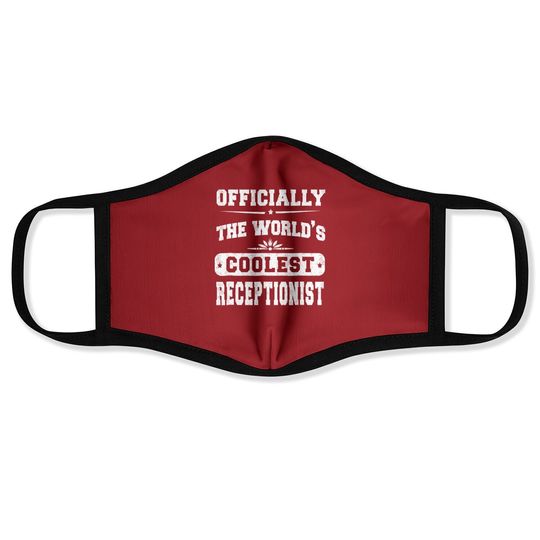 The World's Coolest Receptionist Face Mask