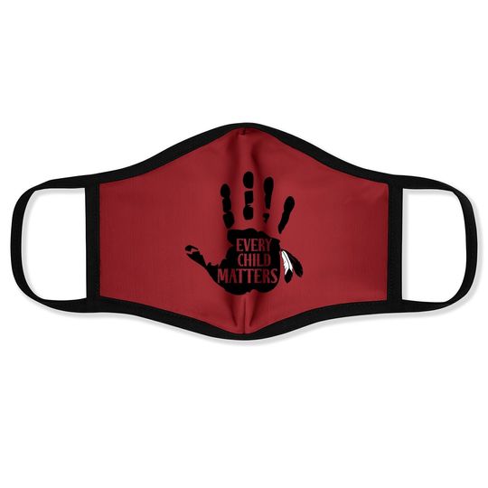 Every Child Matters Indigenous People Orange Day Face Mask