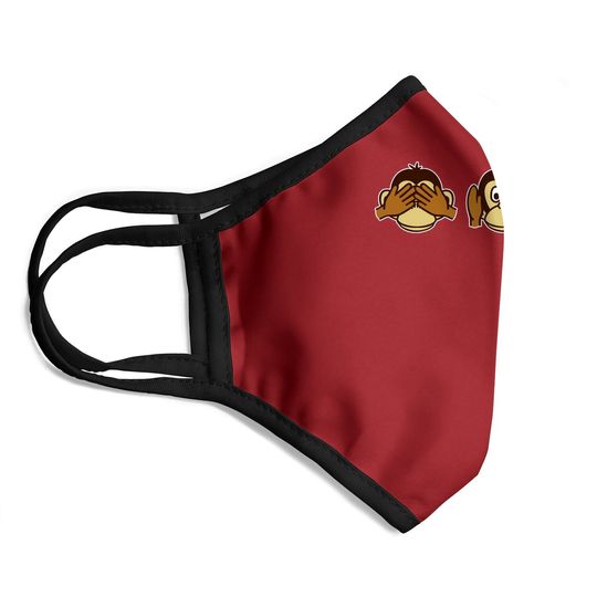Three Wise Monkeys Face Mask