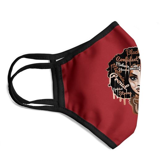 Virgo Queen Birthday Zodiac Black Face Mask