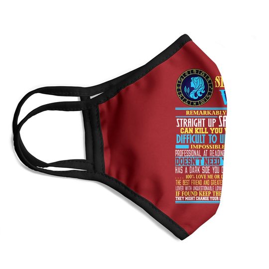 Virgo Facts September Virgo Face Mask