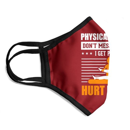 Pt Physical Therapy Gift Therapist Month Face Mask