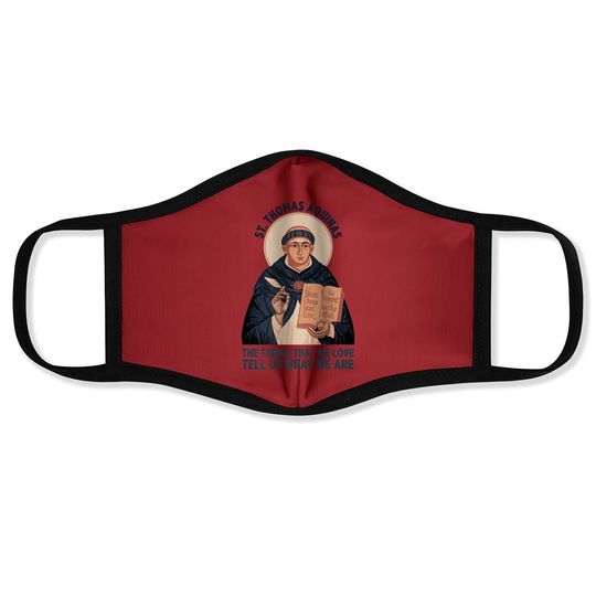 St Thomas Aquinas Catholic Face Mask