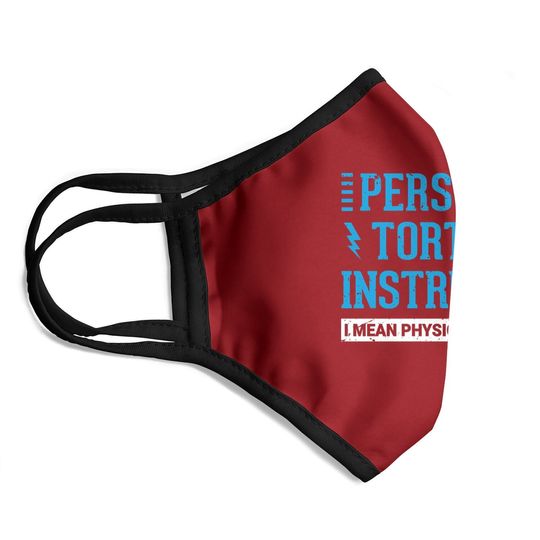 Pt Physical Therapist Gift Therapy Month Face Mask
