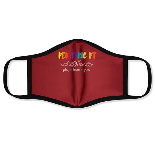 Rainbow Pediatric Pt Physical Therapist Face Mask