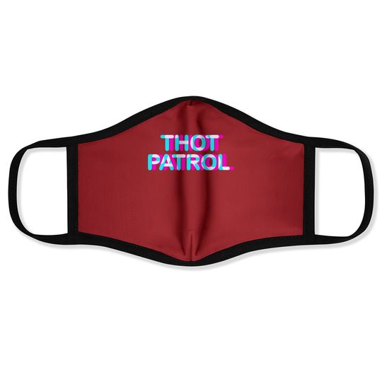 Thot Patrol Funny Meme Anaglyph Face Mask