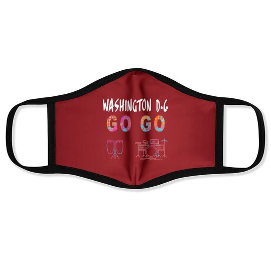 Washington D.c Go Go Music Lover Gift Face Mask